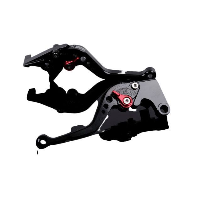 SPEEDRA アルミビレットアジャストレバーセット スタンダードショート（レバー本体：ブラック） アジャスター レッド HO0403815-RD