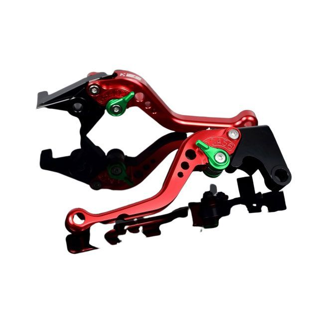 SPEEDRA アルミビレットアジャストレバーセット スタンダードショート（レバー本体：レッド） CBR1000RR CBR600RR アジャスター グリーン HO0403945-GN