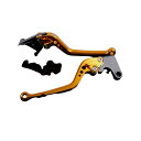 SPEEDRA アルミビレットアジャストレバーセット スタンダードロング(レバー本体:ゴールド) CBR600RR CBR954RR アジャスター ゴールド HO0404927-GD(2)