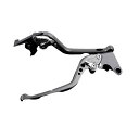 SPEEDRA アルミビレットアジャストレバーセット 3Dロング(レバー本体:チタン) VFR1200F アジャスター シルバー HO0406218-SR(2)