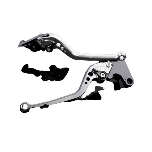 SPEEDRA アルミビレットアジャストレバーセット スタンダードロング（レバー本体：シルバー） CBR250RR アジャスター ブラック HO0407026-BK