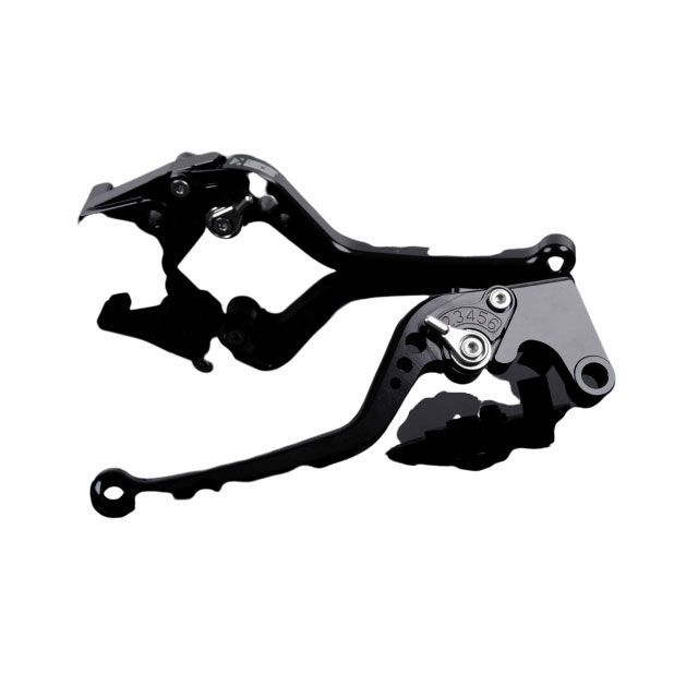 SPEEDRA アルミビレットアジャストレバーセット スタンダードロング（レバー本体：ブラック） Ninja ZX-14R ABS High Grade アジャスター シルバー KA0406927-SR