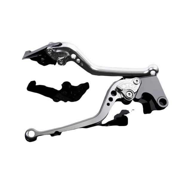 SPEEDRA アルミビレットアジャストレバーセット スタンダードロング（レバー本体：シルバー） Ninja ZX-14R ABS High Grade アジャスター チタン KA0406928-TM