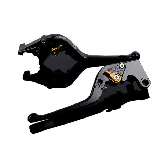 SPEEDRA アルミビレットアジャストレバーセット 3D可倒式（レバー本体：グリーン） Ninja ZX-14R ABS High Grade アジャスター ゴールド KA0406947-GD