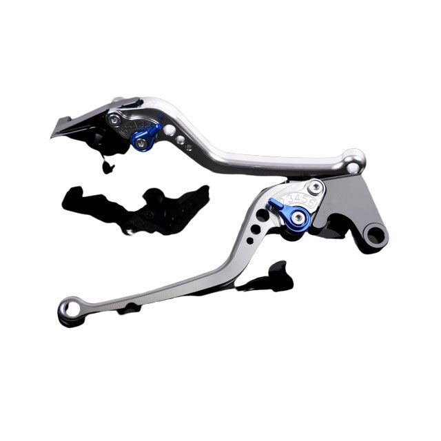 SPEEDRA アルミビレットアジャストレバーセット スタンダードロング（レバー本体：シルバー） GSX-R1000 アジャスター ブルー SU0404122-BE