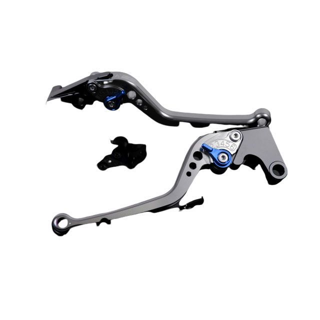 SPEEDRA アルミビレットアジャストレバーセット スタンダードロング（レバー本体：チタン） GSX-R1000 アジャスター ブルー SU0404126-BE