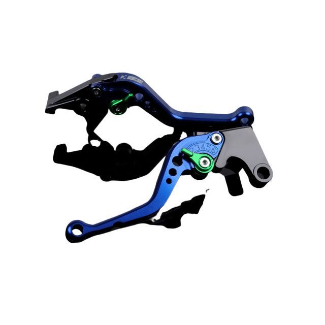 SPEEDRA アルミビレットアジャストレバーセット スタンダードショート（レバー本体：ブルー） GSX-R1000 アジャスター グリーン SU0404131-GN