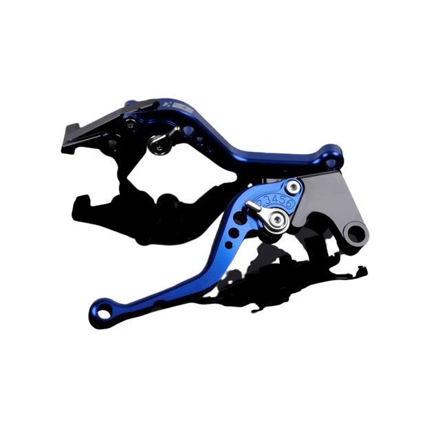 SPEEDRA アルミビレットアジャストレバーセット スタンダードショート（レバー本体：ブルー） GSX-R1000 アジャスター シルバー SU0404131-SR