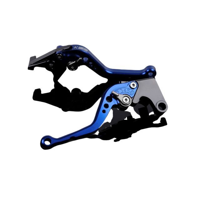SPEEDRA アルミビレットアジャストレバーセット スタンダードショート（レバー本体：ブルー） GSX-R1000 アジャスター チタン SU0404131-TM