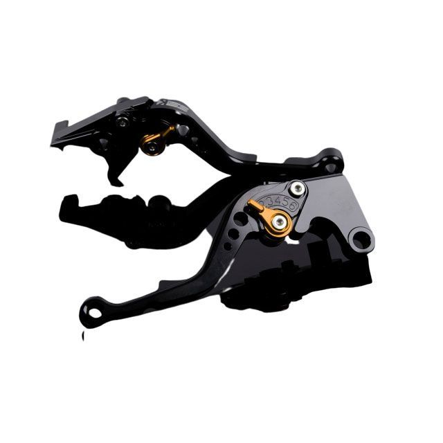 SPEEDRA アルミビレットアジャストレバーセット スタンダードショート（レバー本体：グリーン） GSX-R1000 アジャスター ゴールド SU0404134-GD
