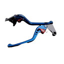 SPEEDRA アルミビレットアジャストレバーセット 3Dロング(レバー本体:ブルー) アジャスター レッド SU0404759-RD(2)