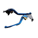 SPEEDRA アルミビレットアジャストレバーセット 3Dロング(レバー本体:ブルー) YZF-R1 アジャスター ゴールド YA0406468-GD