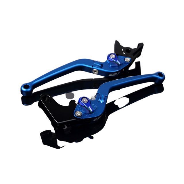 SPEEDRA アルミビレットアジャストレバーセット スタンダード可倒式（レバー本体：マットブルー） アジャスター マットブルー LVAM029BE-BE