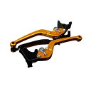 SPEEDRA アルミビレットアジャストレバーセット スタンダード可倒式(レバー本体:マットゴールド) アジャスター マットチタン LVAM035GD-TM(2)