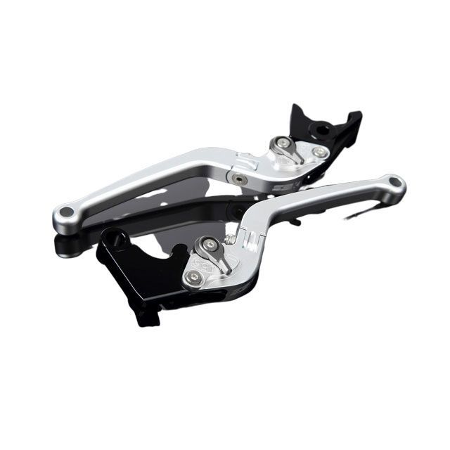 SPEEDRA アルミビレットアジャストレバーセット スタンダード可倒式（レバー本体：マットシルバー） YZF-R1 アジャスター マットチタン LVAM042SR-TM