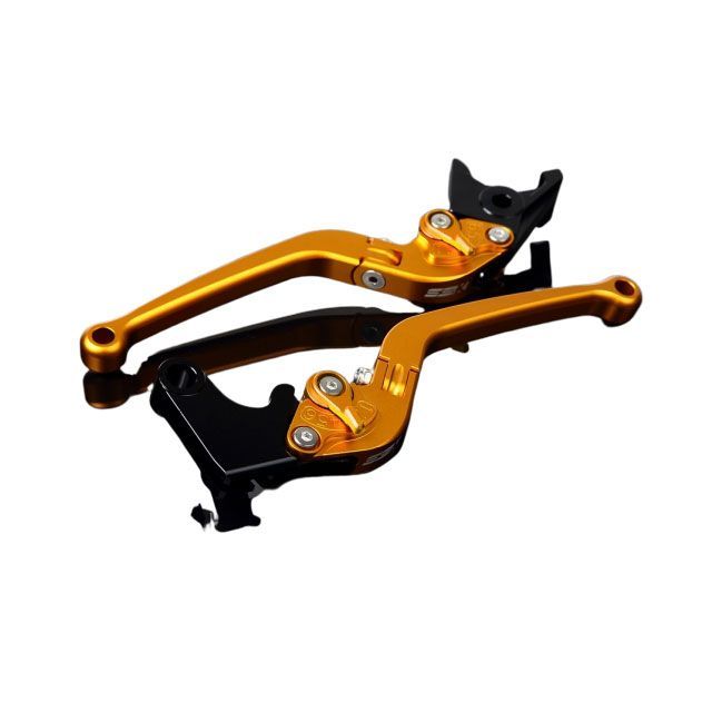SPEEDRA アルミビレットアジャストレバーセット スタンダード可倒式（レバー本体：マットゴールド） アジャスター マットゴールド LVAM070GD-GD