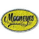 ムーンアイズ DM-168 MOONEYES OVAL STICKER(イエロー) DM-168
