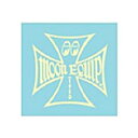 ムーンアイズ MQD-024 IRON CROSS DECAL カラー アイボリー MQD-024