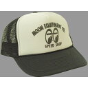 正規品／MOONEYES MQC-005 TRUCKER CAP カラー：ブラック×グレー サイズ：Free MQC-005 ムーンアイズ ヘッドギア バイク