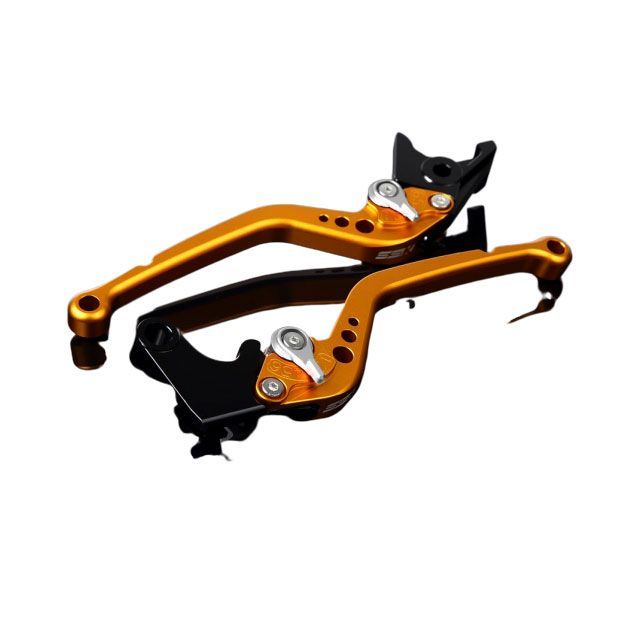 SPEEDRA アルミビレットアジャストレバーセット スタンダードロング（レバー本体：マットゴールド） アジャスター マットシルバー LVBM069GD-SR