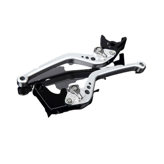 SPEEDRA アルミビレットアジャストレバーセット スタンダードロング（レバー本体：マットシルバー） アジャスター マットチタン LVBM069SR-TM