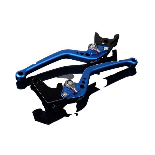 SPEEDRA アルミビレットアジャストレバーセット スタンダードロング（レバー本体：マットブルー） アジャスター マットチタン LVBM071BE-TM