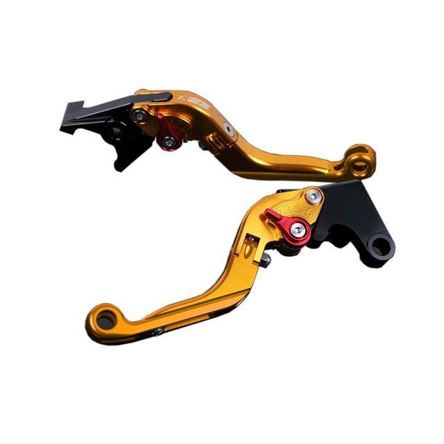 SPEEDRA アルミビレットアジャストレバーセット 可倒延長式（レバー本体：ゴールド） アジャスター レッド エクステンション ゴールド TR0405858-RDGD
