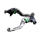 SPEEDRA アルミビレットアジャストレバーセット 可倒延長式(レバー本体:チタン) アジャスター グリーン エクステンション シルバー YA0406049-...