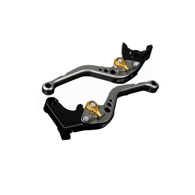 SPEEDRA アルミビレットアジャストレバーセット スタンダードショート（レバー本体：マットチタン） アジャスター マットゴールド LVCM021TM-GD