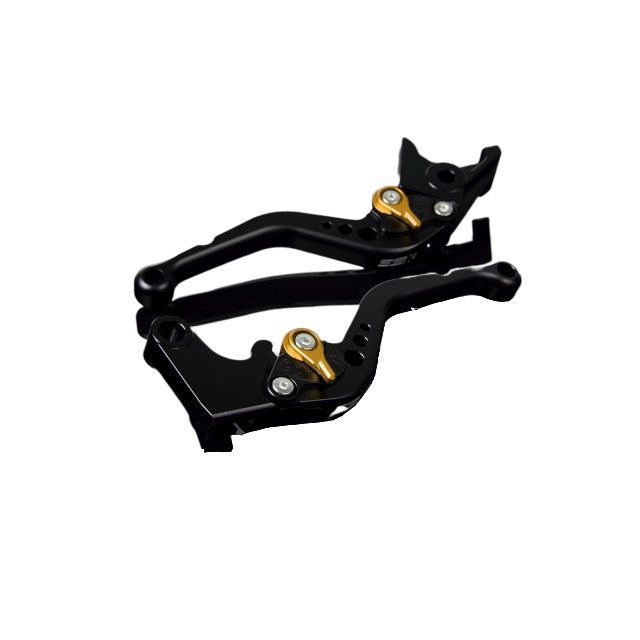 SPEEDRA アルミビレットアジャストレバーセット スタンダードショート（レバー本体：マットブラック） アジャスター マットゴールド LVCM057BK-GD