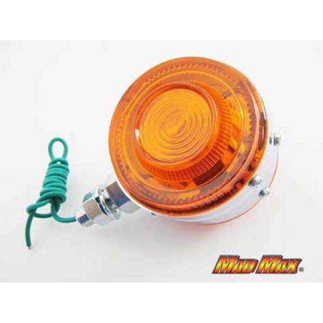 マッドマックス ウインカー W1タイプ （タイコ型） オレンジ 汎用 L22-24B7