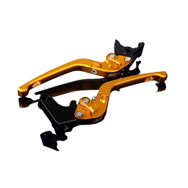 SPEEDRA アルミビレットアジャストレバーセット 3D可倒式（レバー本体：マットゴールド） CBR600F CB600F アジャスター マットゴールド LVDM008GD-GD