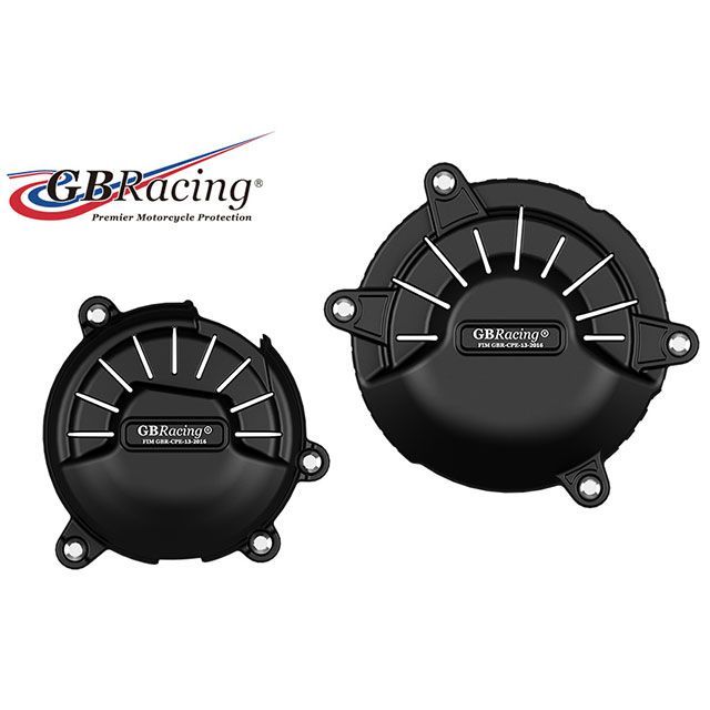 GBRacing エンジンカバーセット 2点 EC-V4R-2019-SET-GBR GBレーシング ドレスアップ・カバー バイク パニガーレV4R