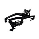 SPEEDRA アルミビレットアジャストレバーセット 3Dロング(レバー本体:マットブラック) アジャスター マットシルバー LVEM002BK-SR(2)