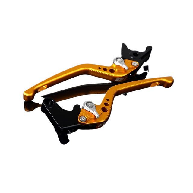 SPEEDRA アルミビレットアジャストレバーセット 3Dロング（レバー本体：マットゴールド） アジャスター マットシルバー LVEM029GD-SR