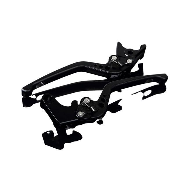 SPEEDRA アルミビレットアジャストレバーセット 3Dロング（レバー本体：マットブラック） GSX-R1000 アジャスター マットブラック LVEM049BK-BK