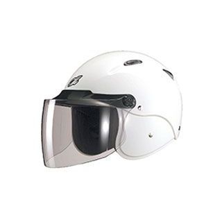Marushin M-204 セミジェットヘルメット カラー：ホワイト HM124 マルシン ジェットヘルメット バイク