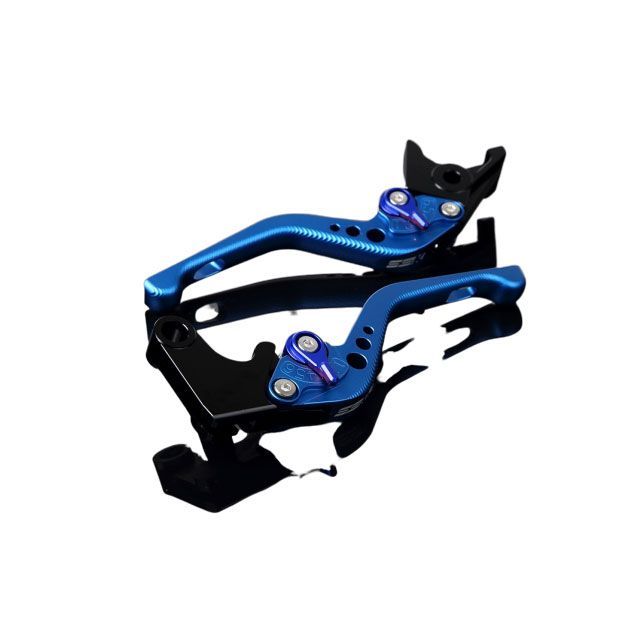SPEEDRA アルミビレットアジャストレバーセット 3Dショート（レバー本体：マットブルー） GSX1300R隼 アジャスター マットブルー LVFM054BE-BE