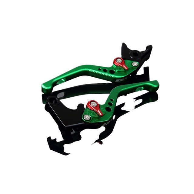 SPEEDRA アルミビレットアジャストレバーセット 3Dショート（レバー本体：マットグリーン） アジャスター マットレッド LVFM055GN-RD