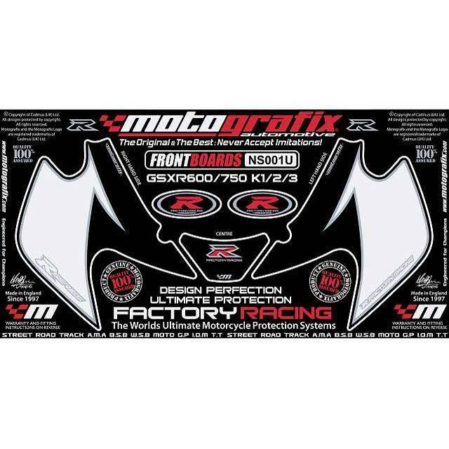 モトグラフィックス NS001U ボディパッド Front スズキ GSX-R600/750 MT-NS001U