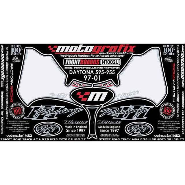 モトグラフィックス NT002U ボディパッド Front トライアンフ Daytona 595-955 MT-NT002U