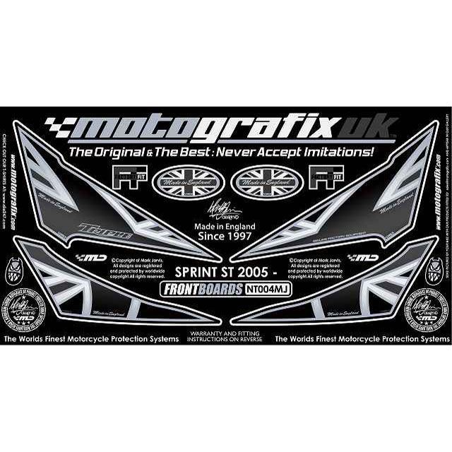 モトグラフィックス ボディパッド Front トライアンフ Sprint ST タイプ NT004MJ MT-NT004MJ