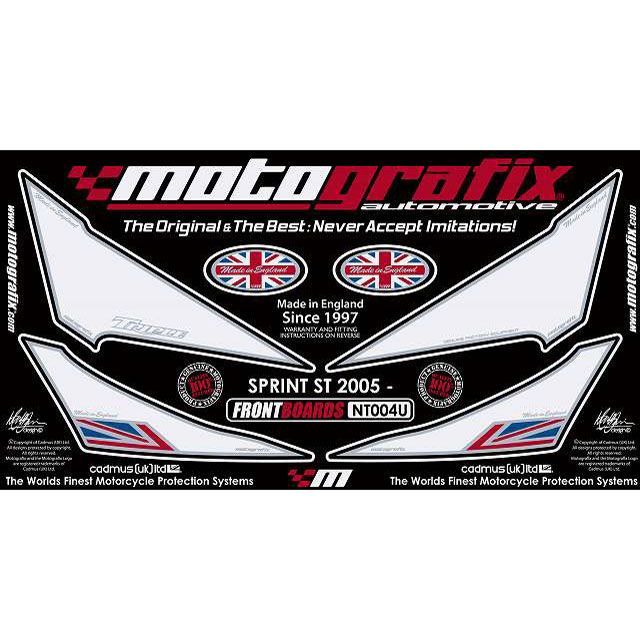 モトグラフィックス ボディパッド Front トライアンフ Sprint ST タイプ NT004U MT-NT004U