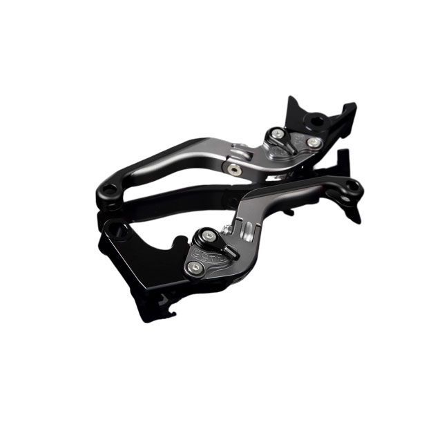 【正規品】SPEEDRA アルミビレットアジャストレバーセット 可倒延長式（レバー本体：マットチタン） アジャスター マットブラック エクステンション マットブラック LVGM028TM-BKBK