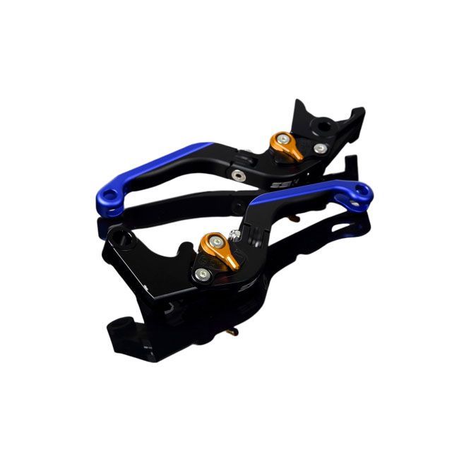 SPEEDRA アルミビレットアジャストレバーセット 可倒延長式（レバー本体：マットブラック） GSX-R1000 アジャスター マットゴールド エクステンション マットブルー LVGM049BK-GDBE