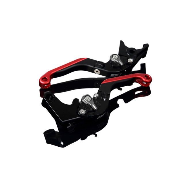 SPEEDRA アルミビレットアジャストレバーセット 可倒延長式（レバー本体：マットブラック） GSX-R1000 アジャスター マットチタン エクステンション マットレッド LVGM049BK-TMRD