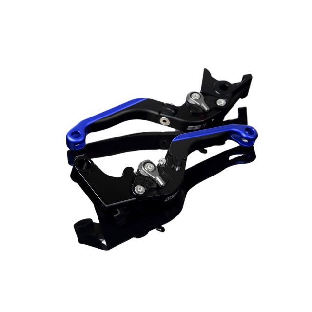 SPEEDRA アルミビレットアジャストレバーセット 可倒延長式（レバー本体：マットブラック） GSX-R1000 アジャスター マットチタン エクステンション マットブルー LVGM049BK-TMBE