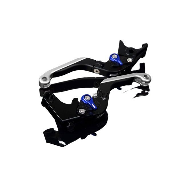 SPEEDRA アルミビレットアジャストレバーセット 可倒延長式（レバー本体：マットブラック） GSX-R1000 アジャスター マットブルー エクステンション マットシルバー LVGM049BK-BESR