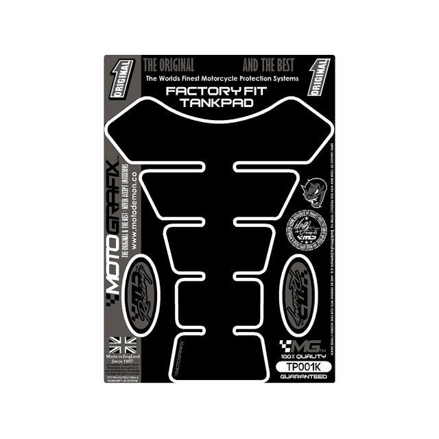 モトグラフィックス タンクパッド プレーン 汎用 タイプ TP001K MT-TP001K