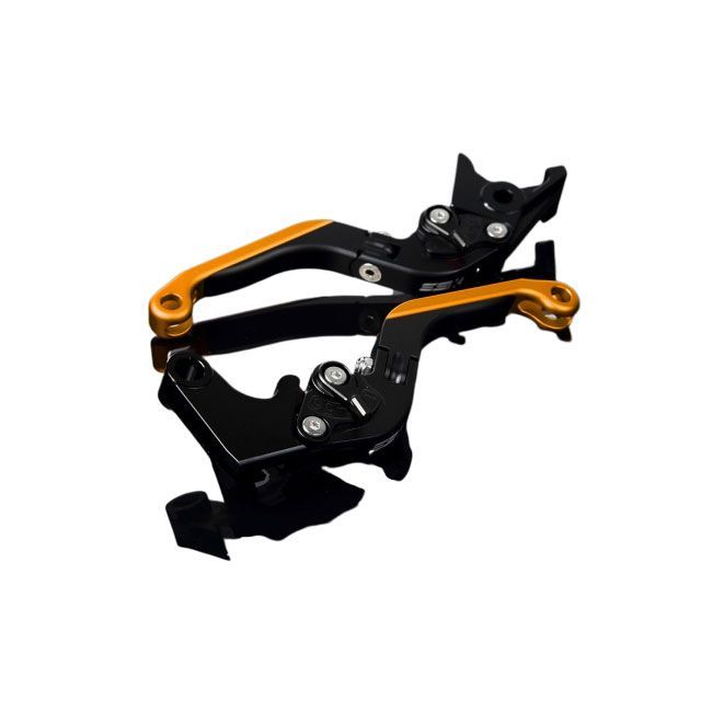 SPEEDRA アルミビレットアジャストレバーセット 可倒延長式（レバー本体：マットブラック） アジャスター マットブラック エクステンション マットゴールド LVGM053BK-BKGD